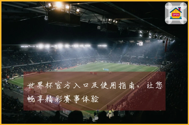 世界杯官方入口及使用指南，让您畅享精彩赛事体验