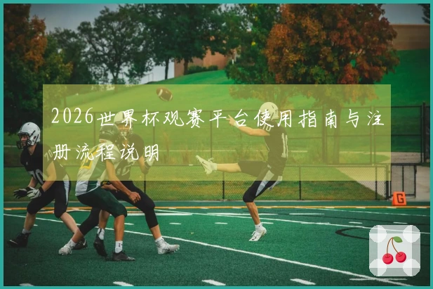 2026世界杯观赛平台使用指南与注册流程说明